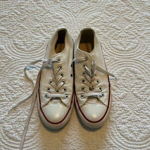 Converse White Canvas Sneakers